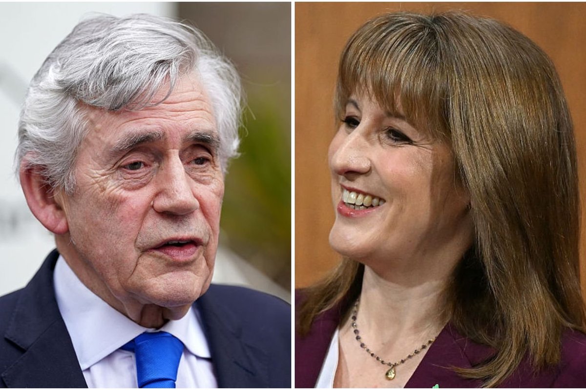 Gordon Brown and Rachel Reeves