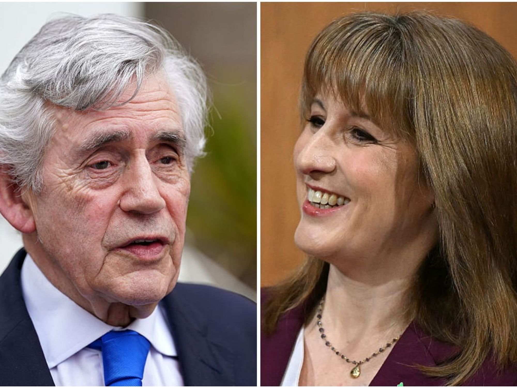Gordon Brown and Rachel Reeves
