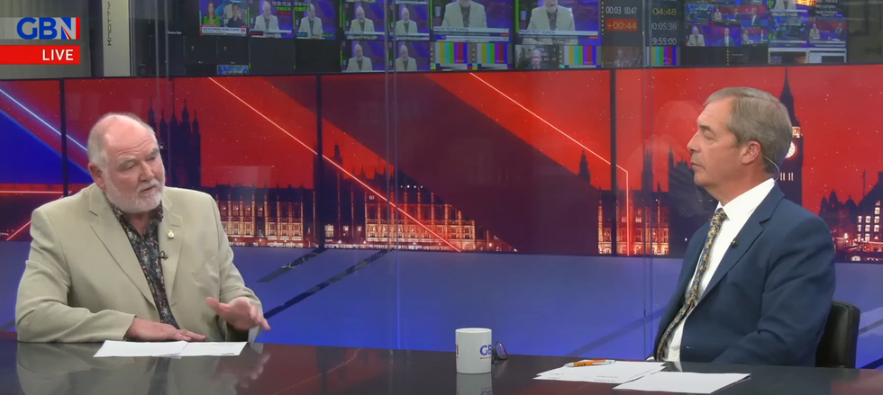 Gordon Crosthwaite speaks to Nigel Farage