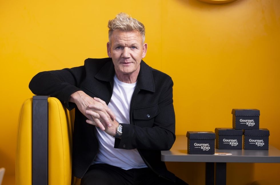 Gordon Ramsay with Burger King's The Wagyu