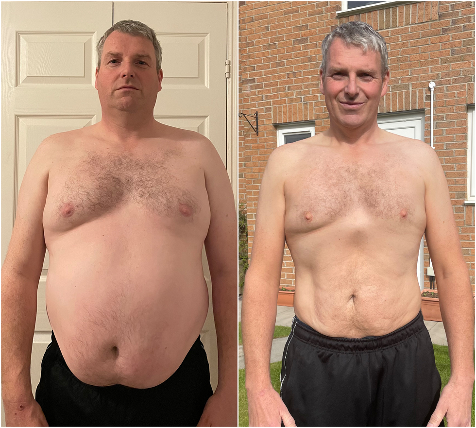 Gordon Steele before and after weight loss