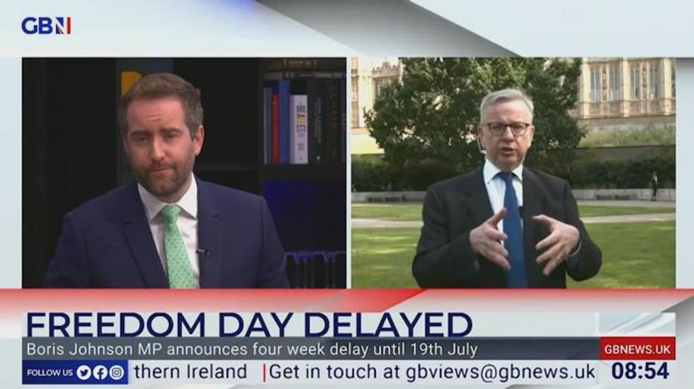 Covid: No additional support for firms hit hardest by lockdown extension, says Gove