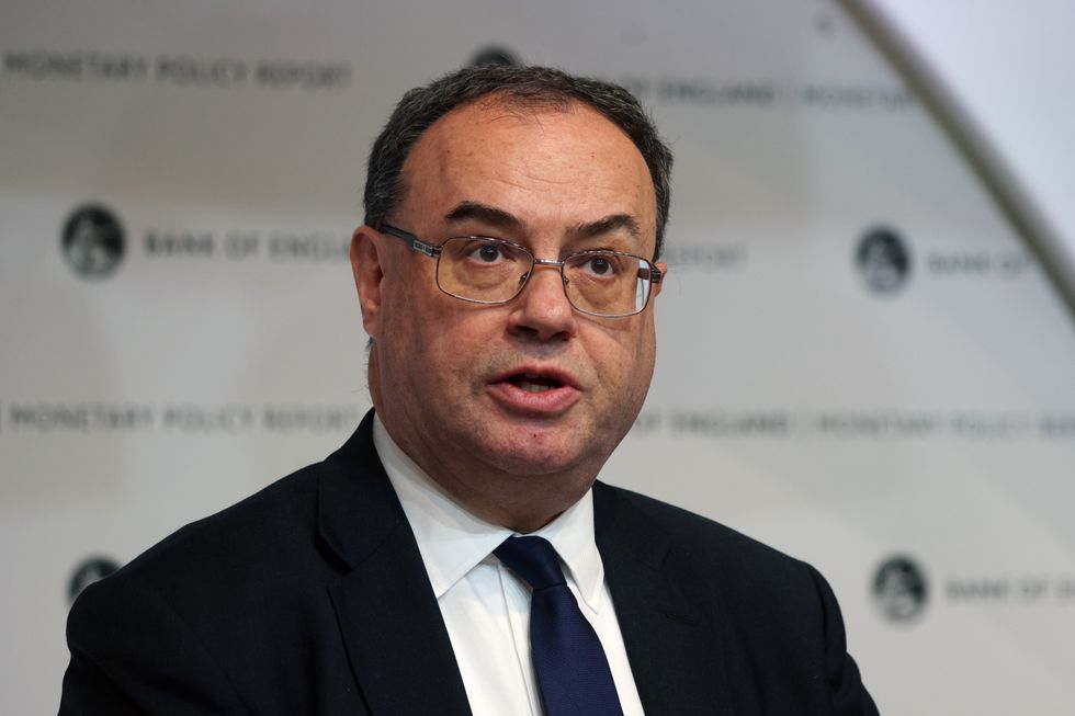 Governor of the Bank of England Andrew Bailey