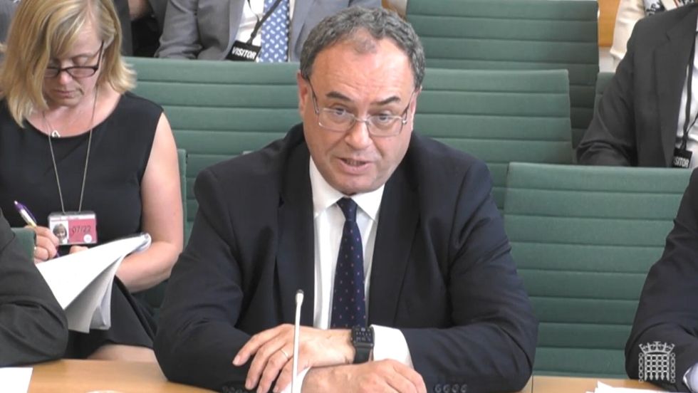 Governor of the Bank of England Andrew Bailey
