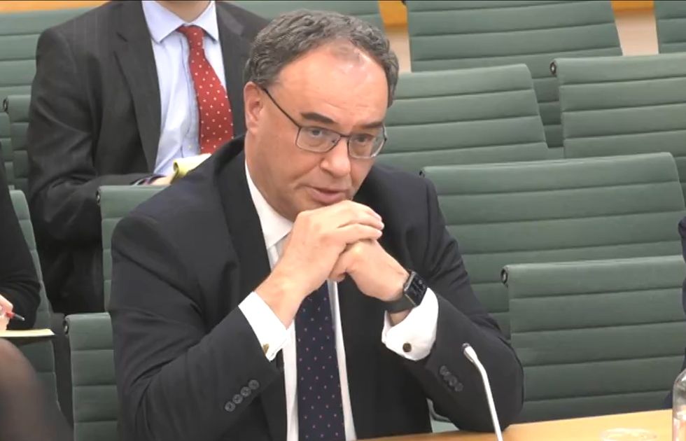 Governor of the Bank of England, Andrew Bailey.