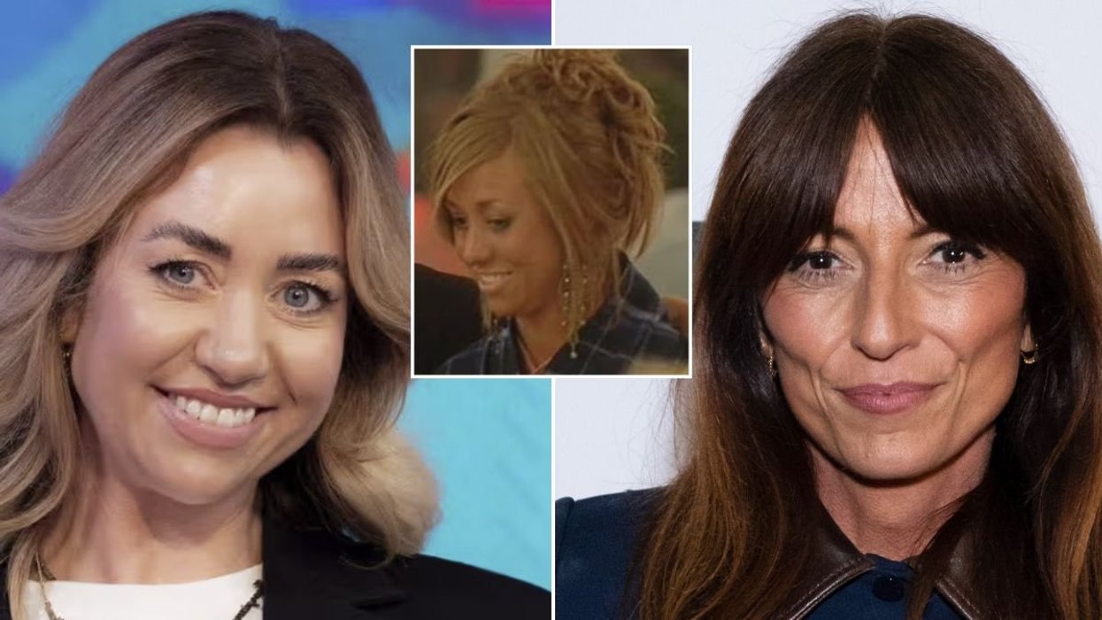 Grace Adams-Short and Davina McCall