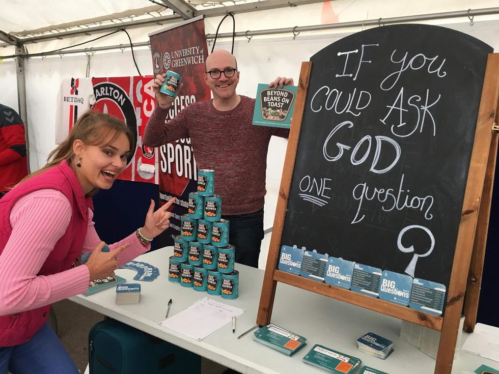 Grace Church Greenwich university stall