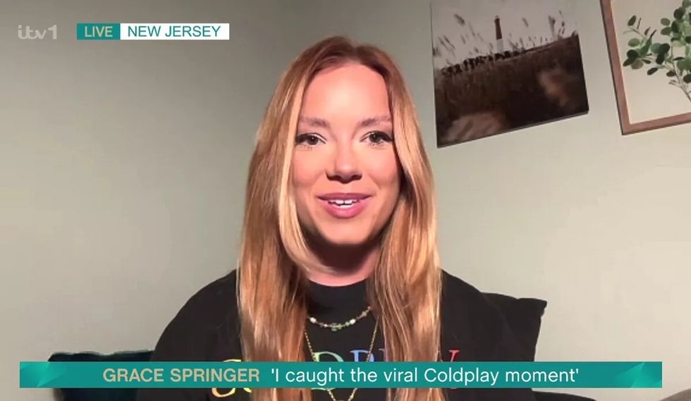 Grace Springer on ITV This Morning