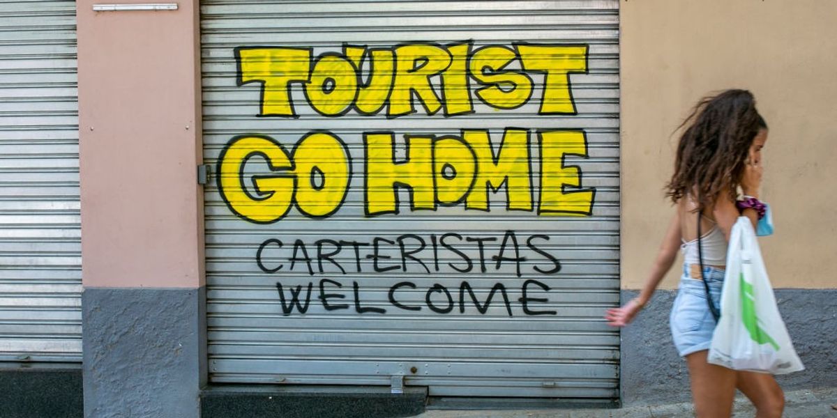 NextImg:European locals vow to fight back against tourism after depraved holidaymakers ruin cities - 'Go home!'