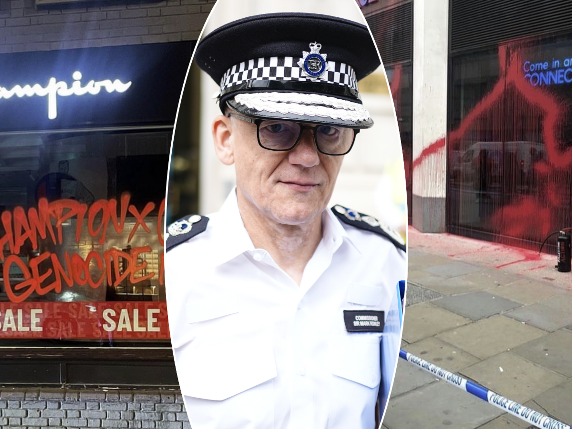 Graffiti in London/Sir Mark Rowley