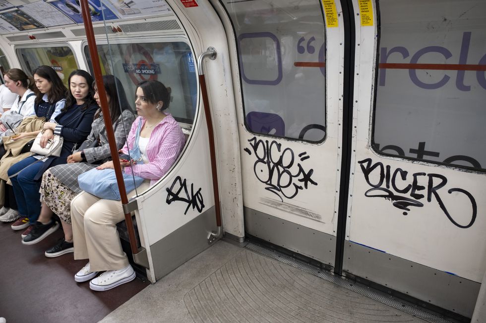 Graffiti London Underground
