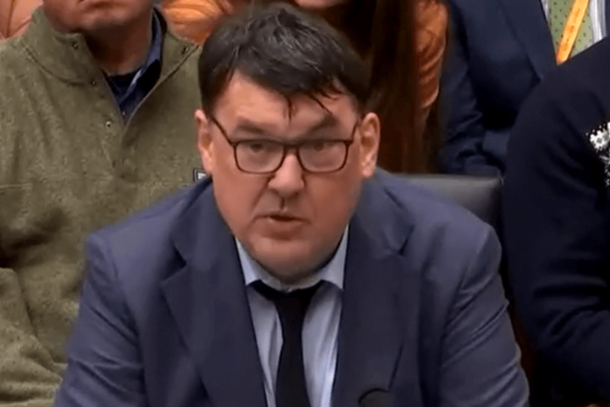 Graham Linehan giving evidence to Congress