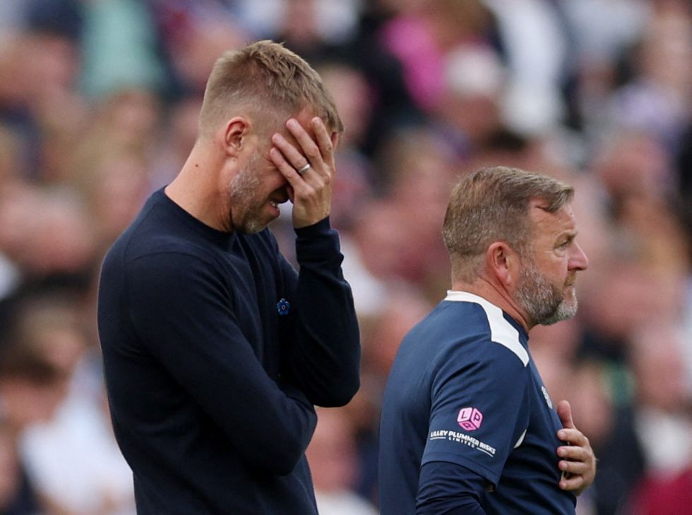 Graham Potter has overseen just six wins in 25 matches as West Ham boss