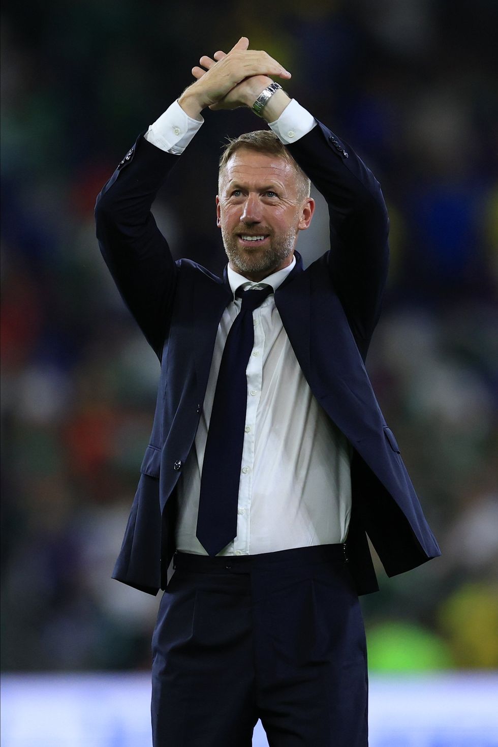 Graham Potter was thrilled after Sweden battered Tunisia to get their World Cup campaign off to a winning start