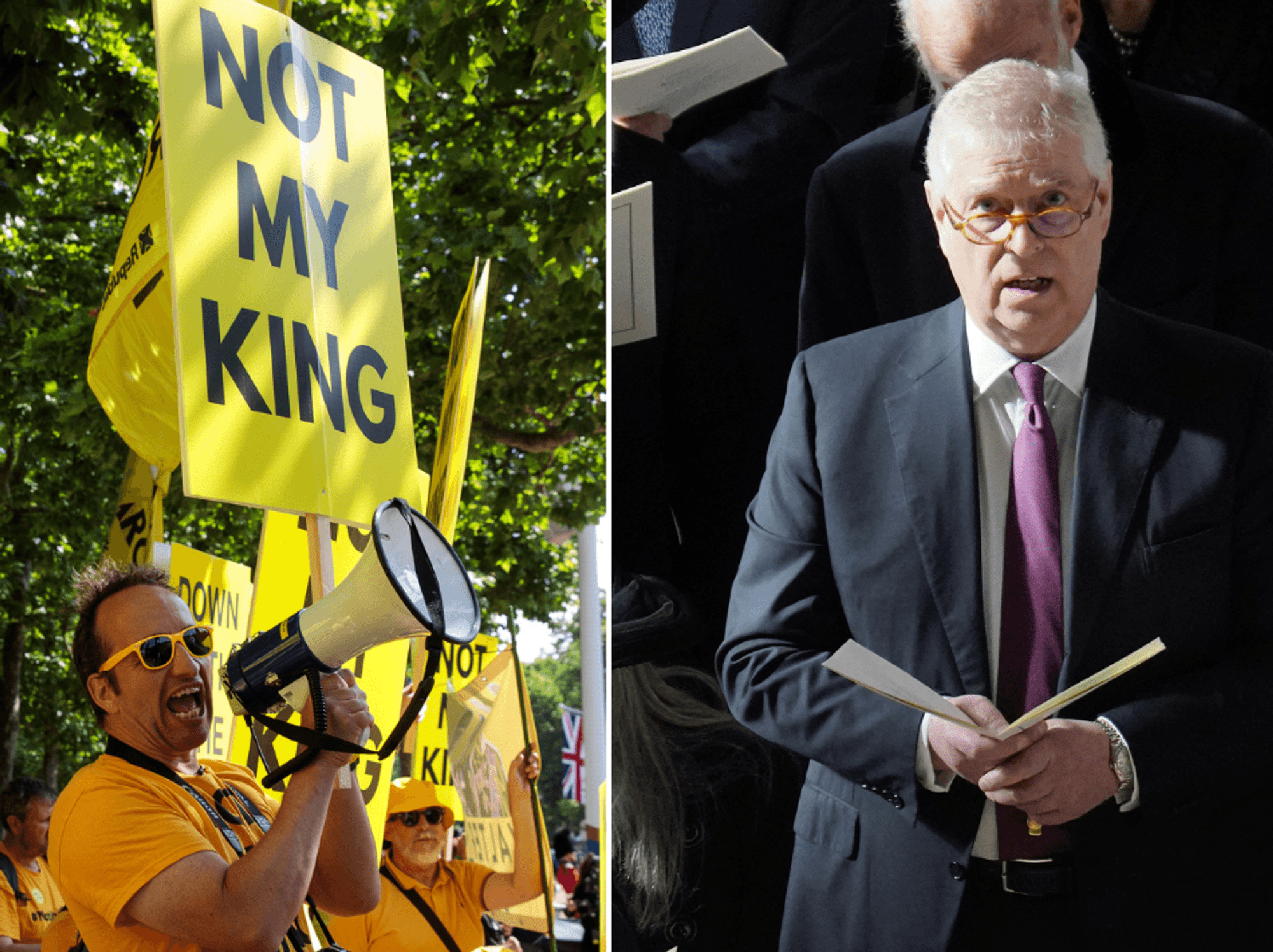 Graham Smith and Andrew Mountbatten-Windsor