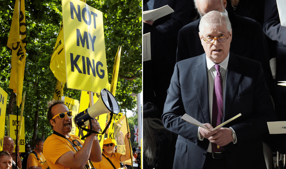 Graham Smith and Andrew Mountbatten-Windsor