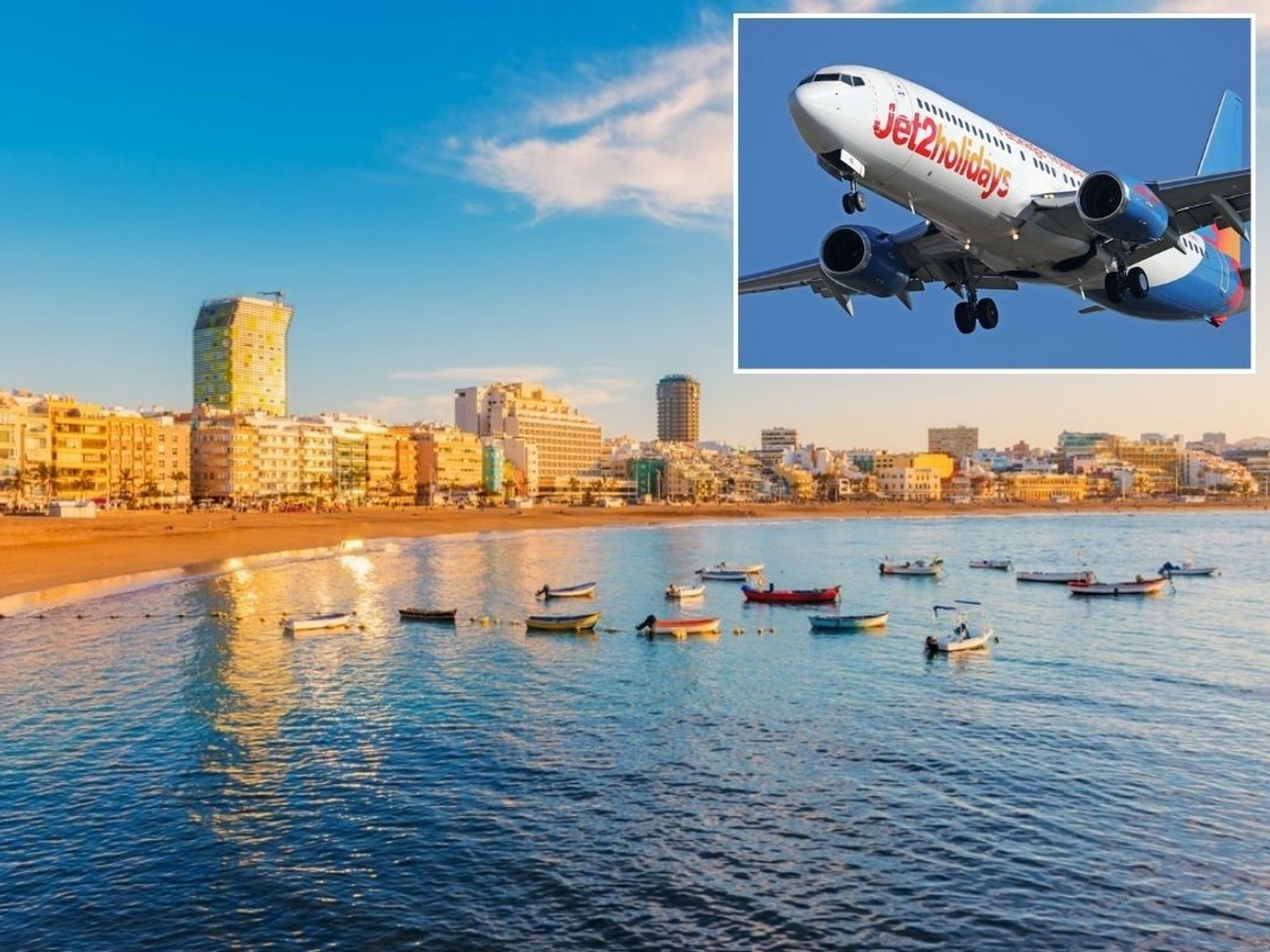 Gran Canaria, Spain / Jet2 plane