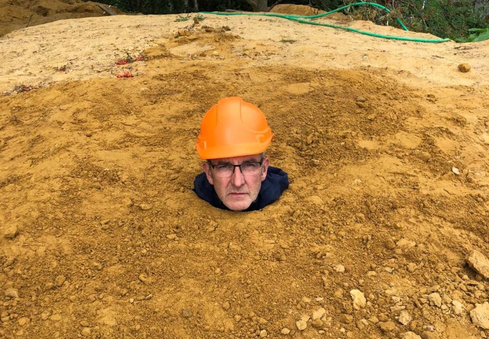 Grand Designs presenter Kevin McCloud 'trying to explain the thermal lapse of soil'