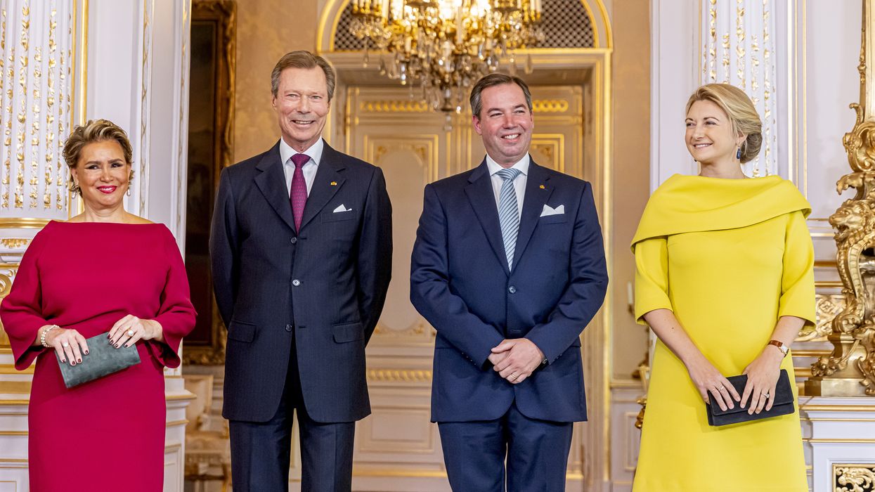 Grand Duchess Maria Teresa, Grand Duke Henri, Grand Duke Guillaume and Hereditary Grand Duchess Stephanie of Luxembourg