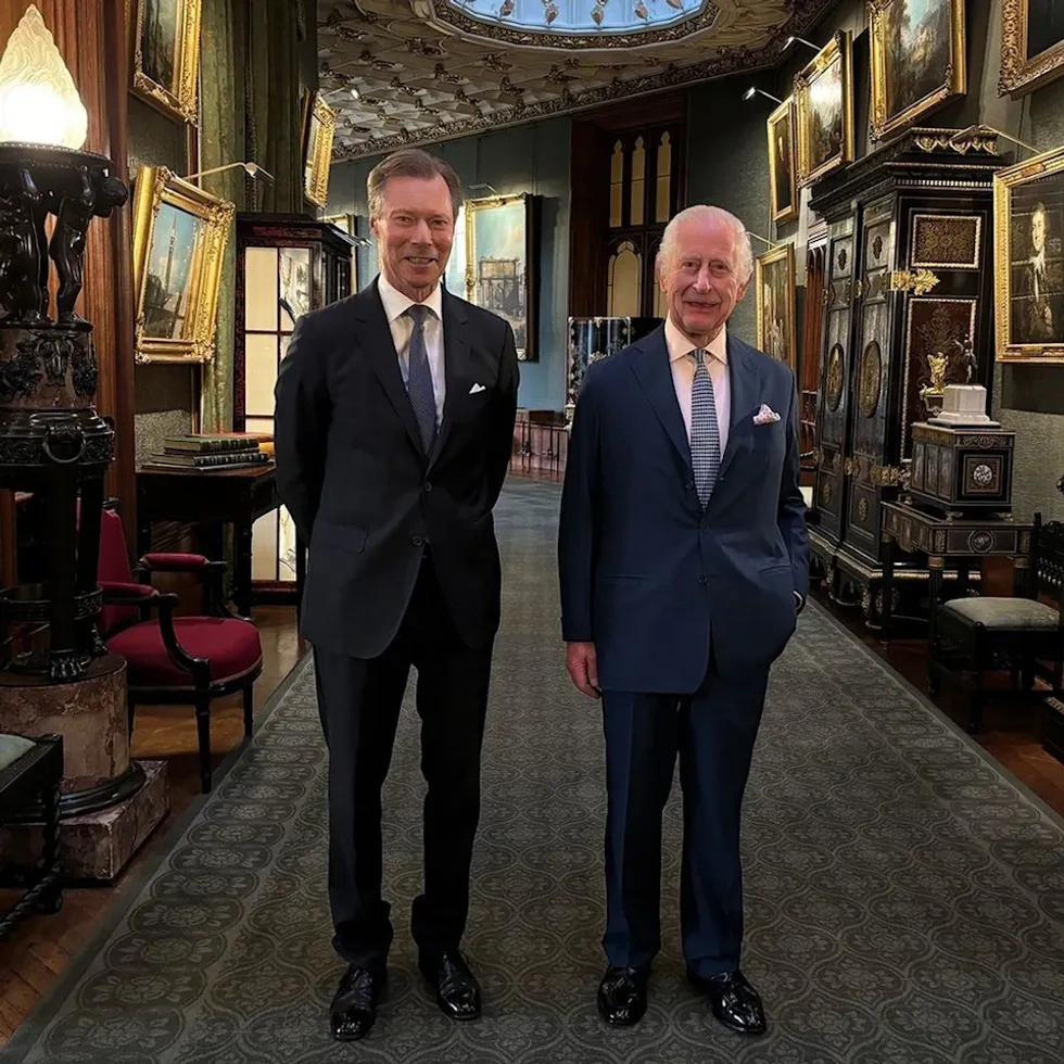 Grand Duke Henri and King Charles