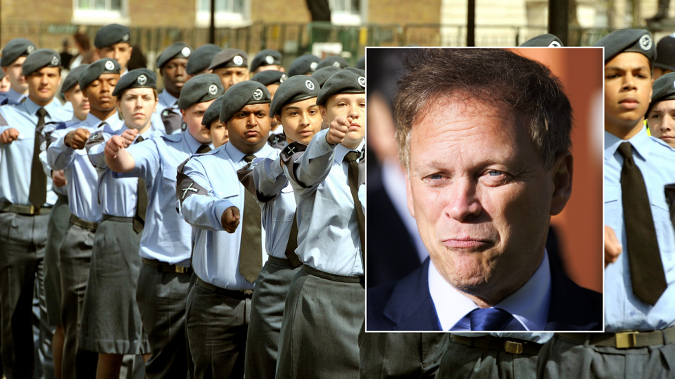 Grant Shapps and air cadets