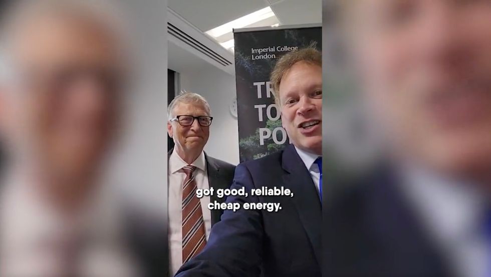 Grant Shapps and Bill Gates have pledged to make the \u201centire world\u201d net zero
