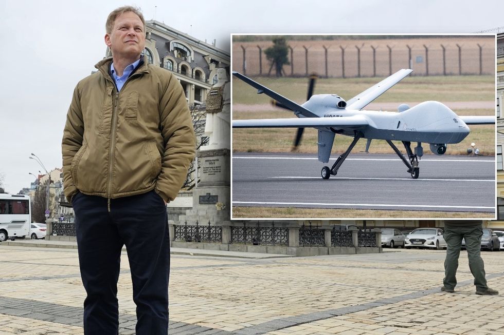 Grant Shapps and military drone