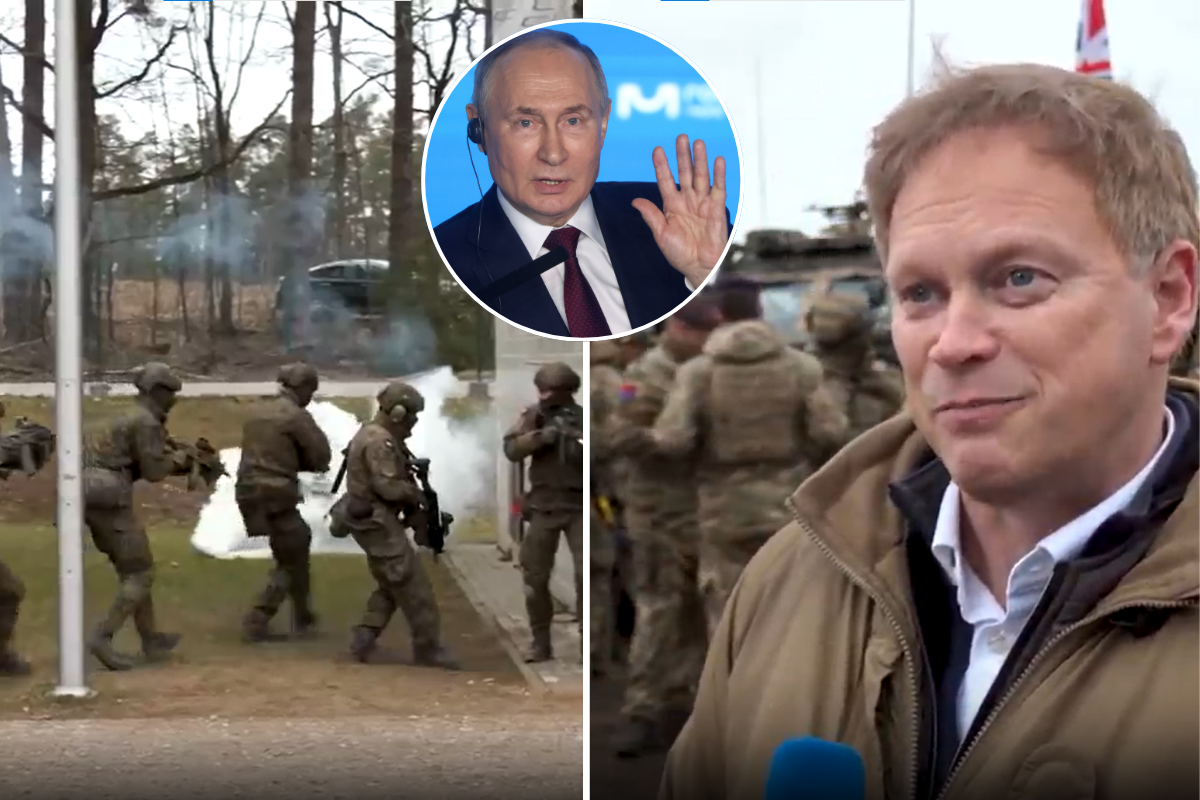 Grant Shapps, Nato exercises, Vladimir Putin