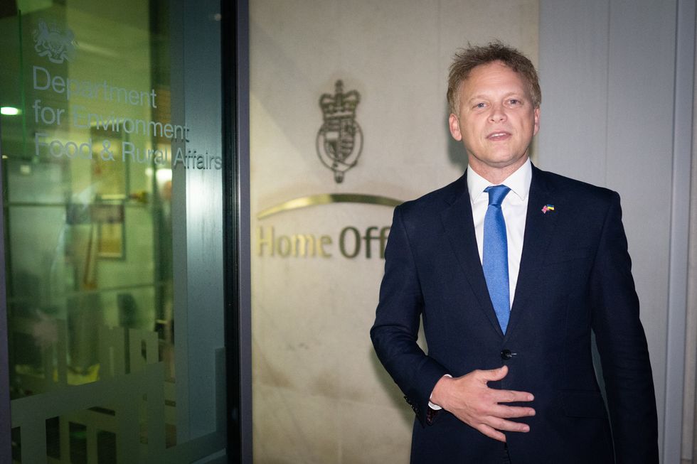 Grant Shapps speaks to the media outside the Home Office in London, after being appointed Home Secretary following the resignation of Suella Braverman. Picture date: Wednesday October 19, 2022.
