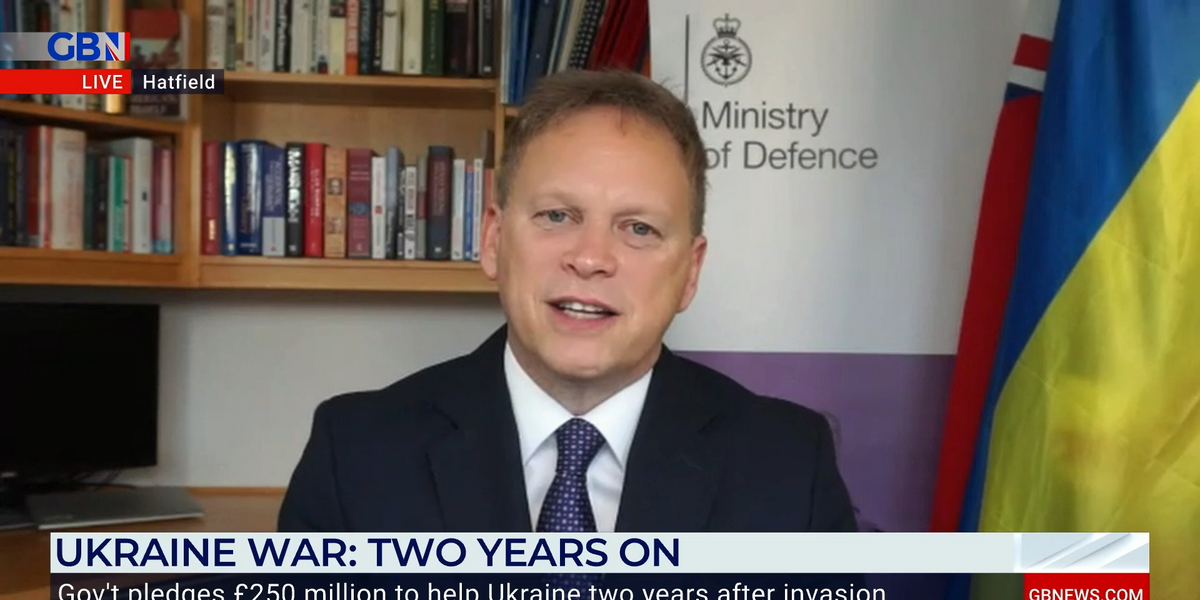NextImg:'He murders his opponents in cold blood' Defence Secretary claims 'we will stand by Ukraine for as long as it takes'