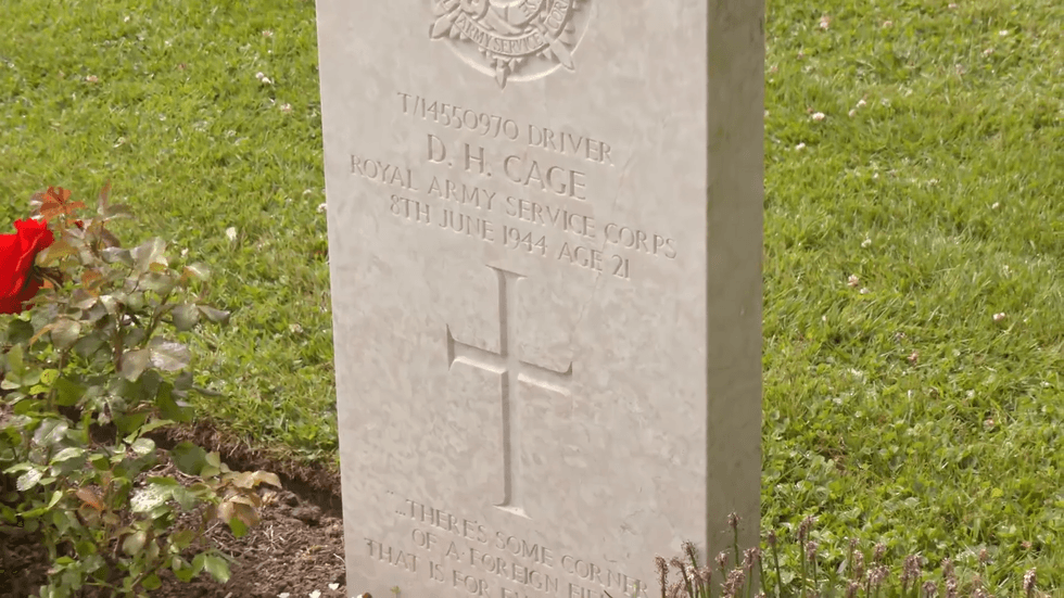 Grave in Normandy