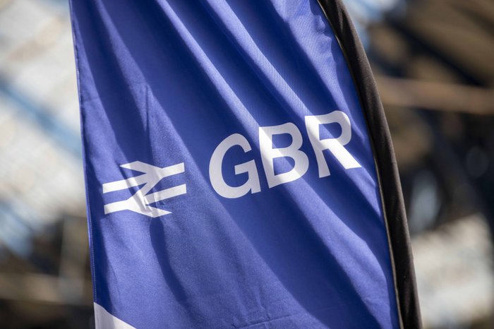 Great British Railways logo flag