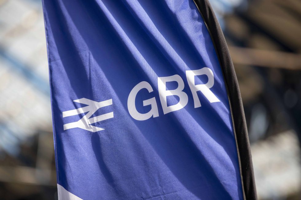 Great British Railways logo flag