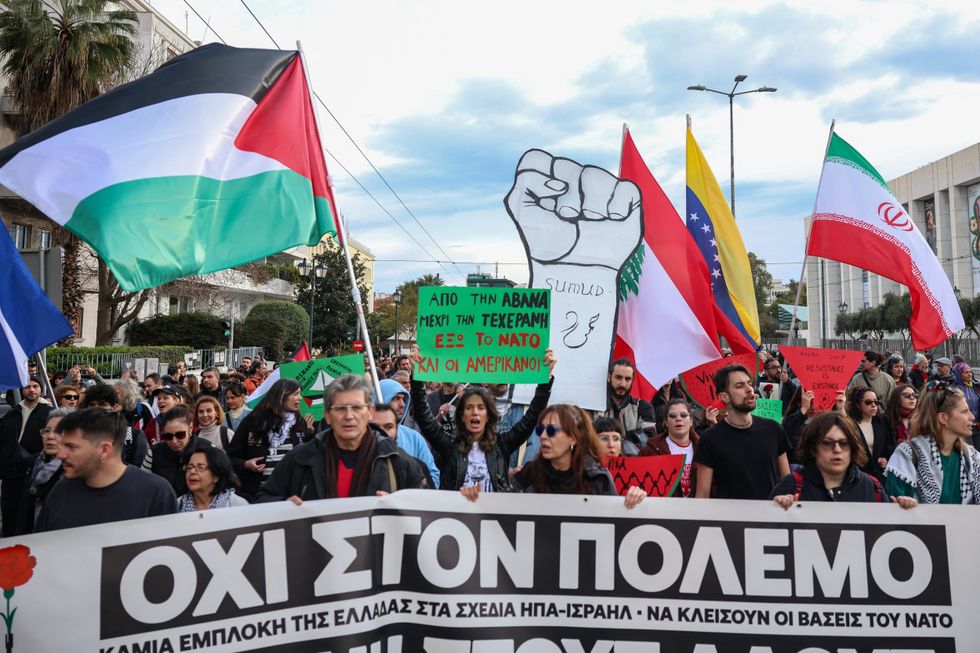 Greece protests anti-war