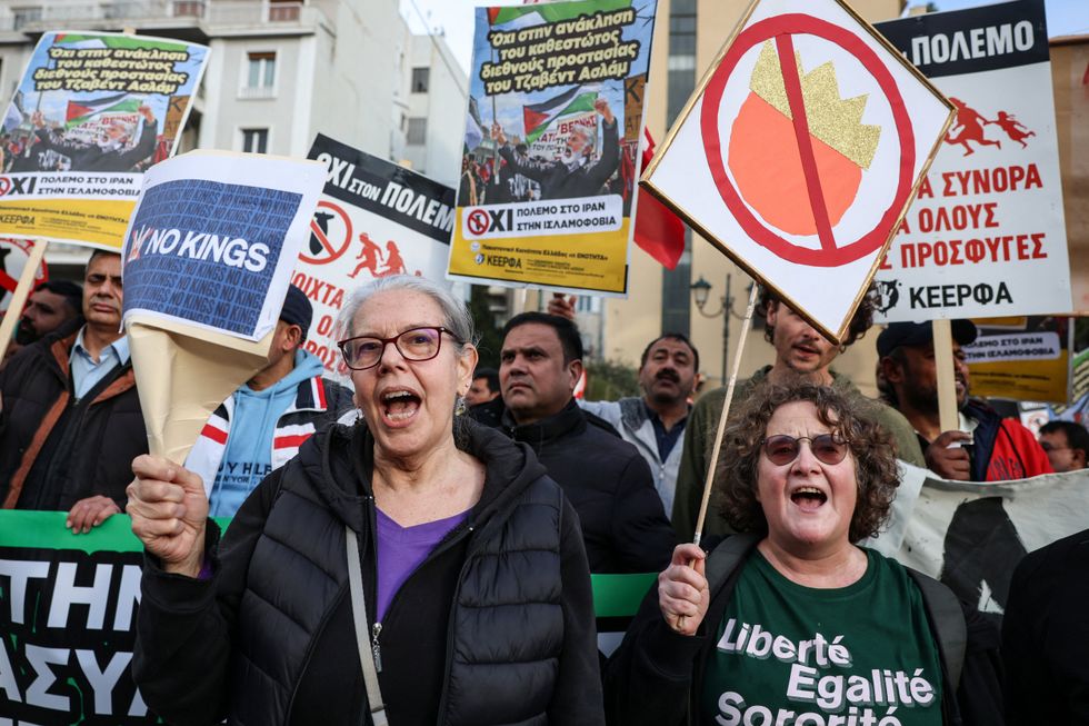 Greece protests anti-war