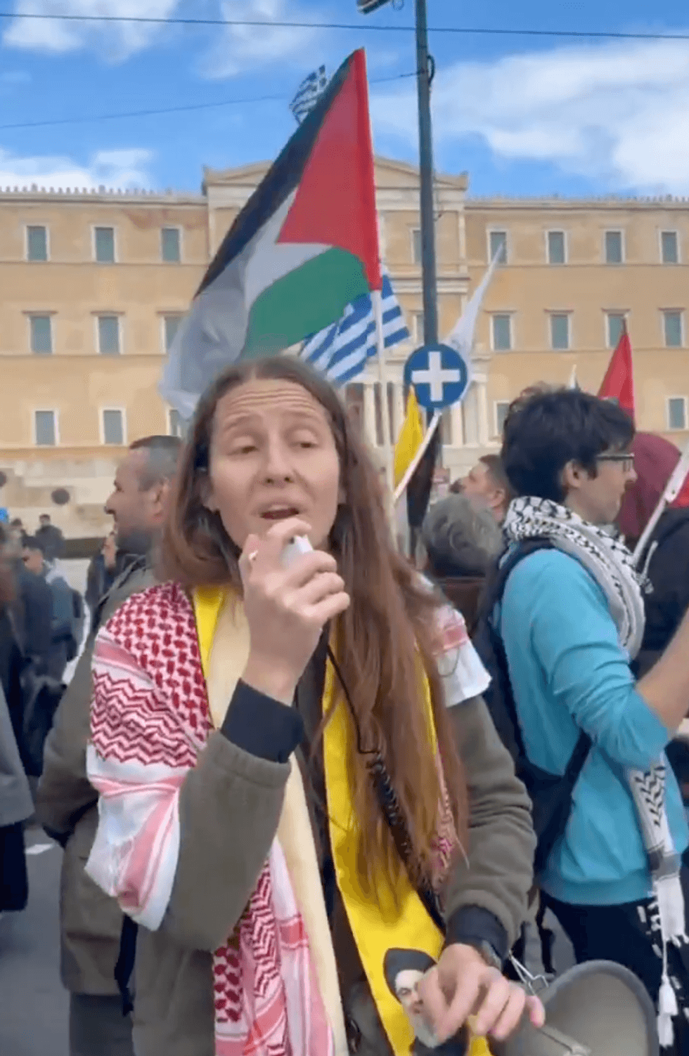 Greece protests anti-war