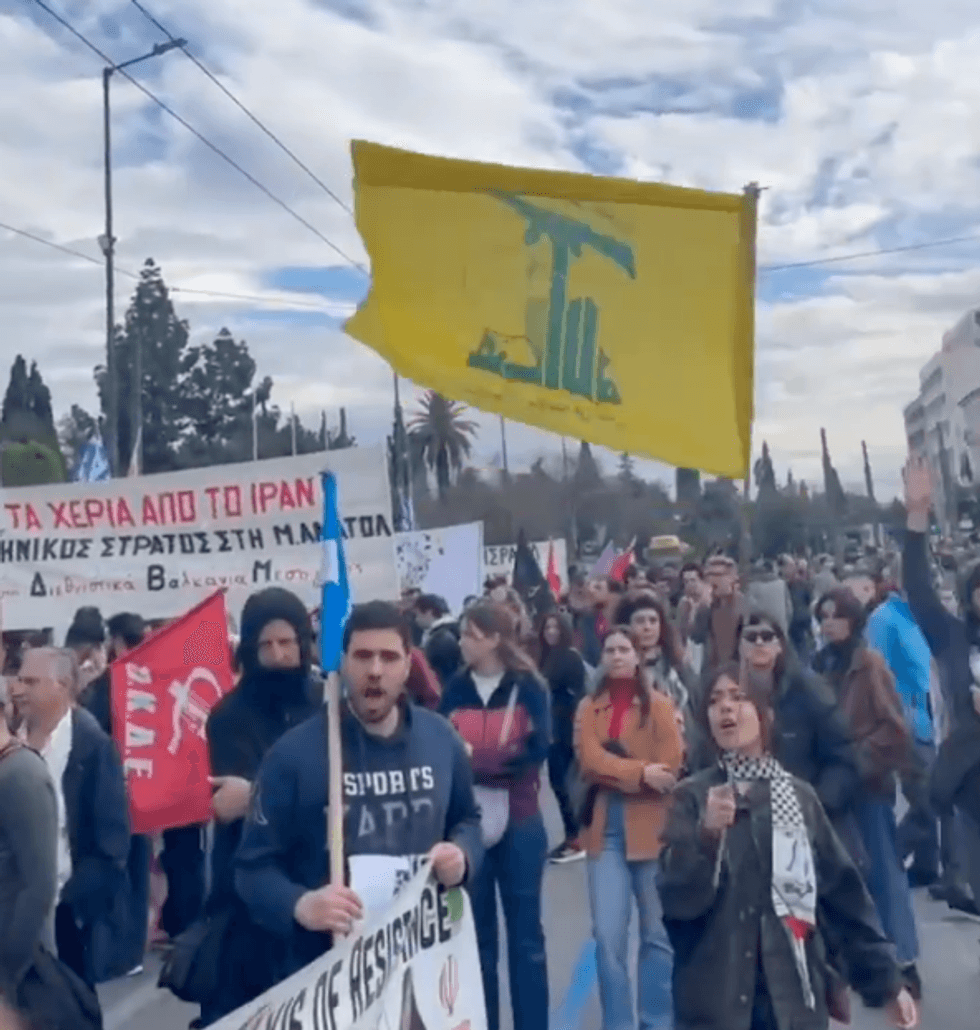Greece protests anti-war