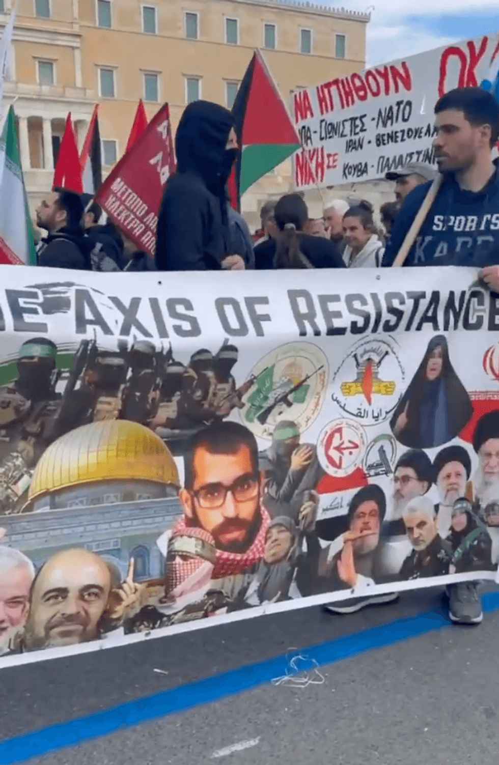 Greece protests anti-war