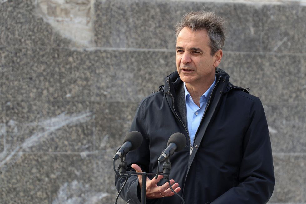 Greek Prime Minister Kyriakos Mitsotakis