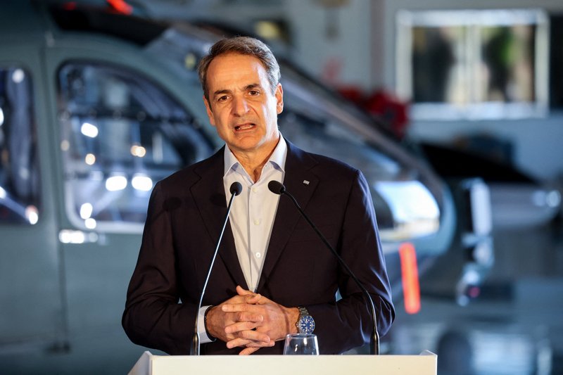 Greek Prime Minister Kyriakos Mitsotakis