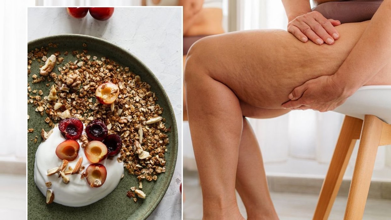 Greek yoghurt breakfast plate