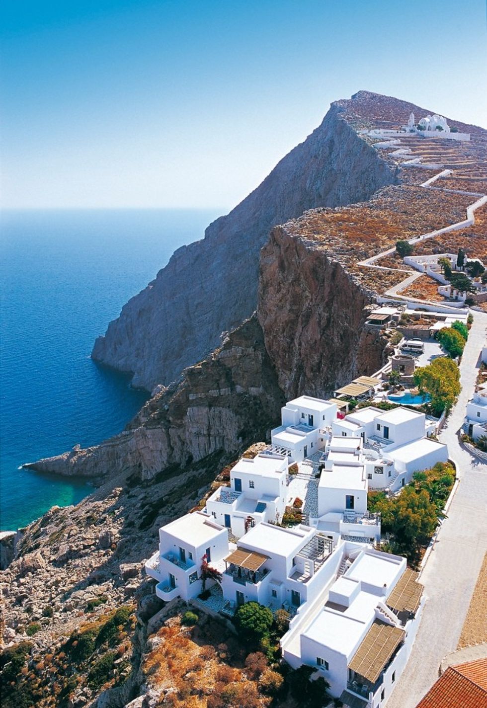 Greeka stressed how Folegandros is only accessible by a ferry ride from Athens, Santorini and some other Greek islands