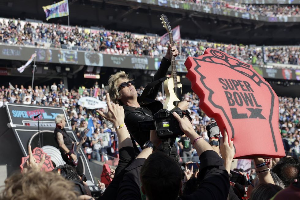 Green Day at Super Bowl LX