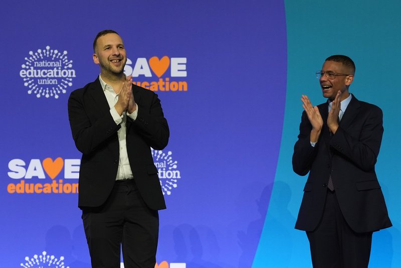 Green Party leader Zack Polanski (left) and Daniel Kebede