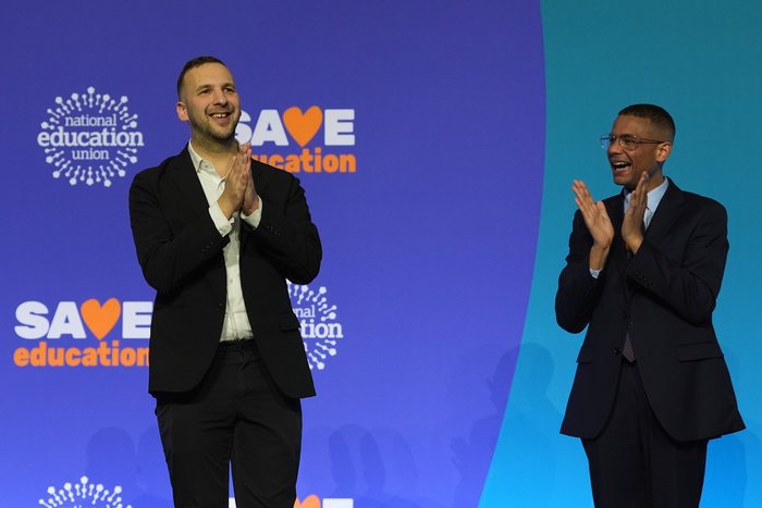 Green Party leader Zack Polanski (left) and Daniel Kebede