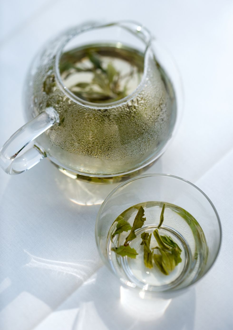 Green tea in cup
