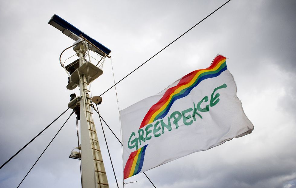 Greenpeace flag
