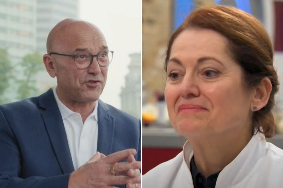 Gregg Wallace and Irini Tzortzoglou