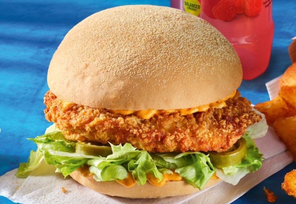 Greggs chicken burger