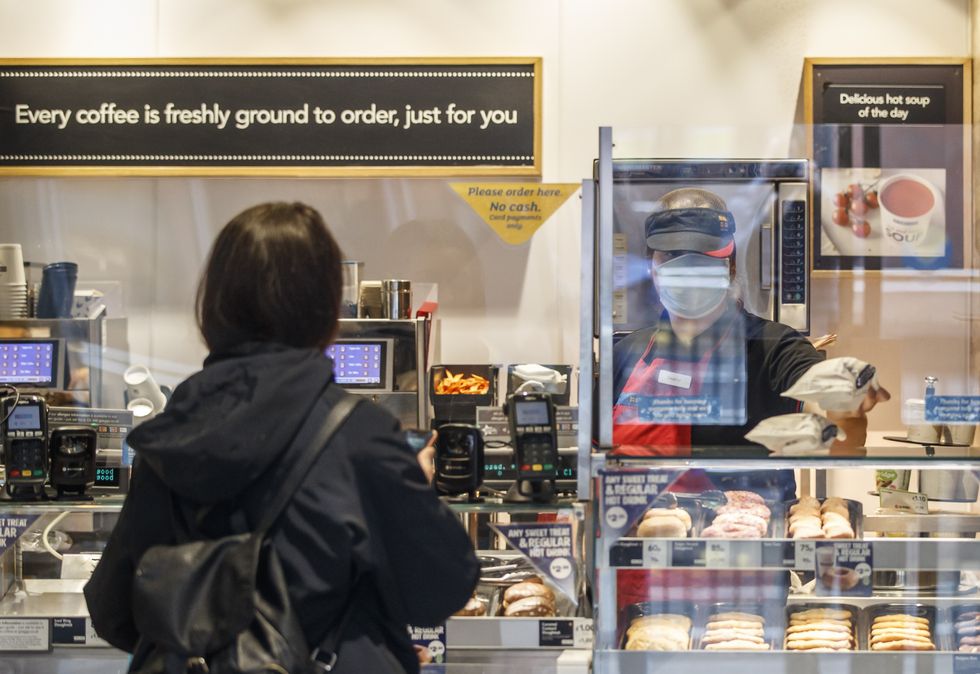 Greggs counter in pictures